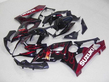 Acheter Carénage GSXR 1000 K5 2005-2006 - Rouge Flamme