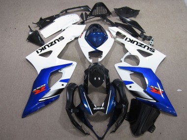 Acheter Carénages GSXR 1000 K5 2005-2006 - Blanc Bleu