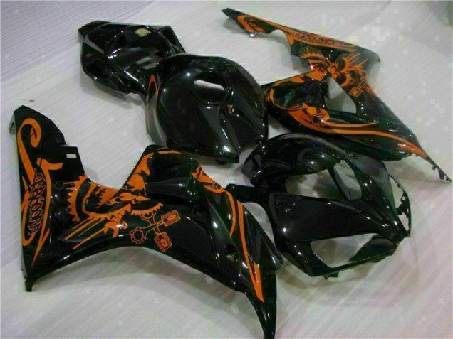Carénage CBR 1000 RR 2006-2007 - Brun Noir Carénage CBR 1000 RR 2006-2007 - Brun Noir