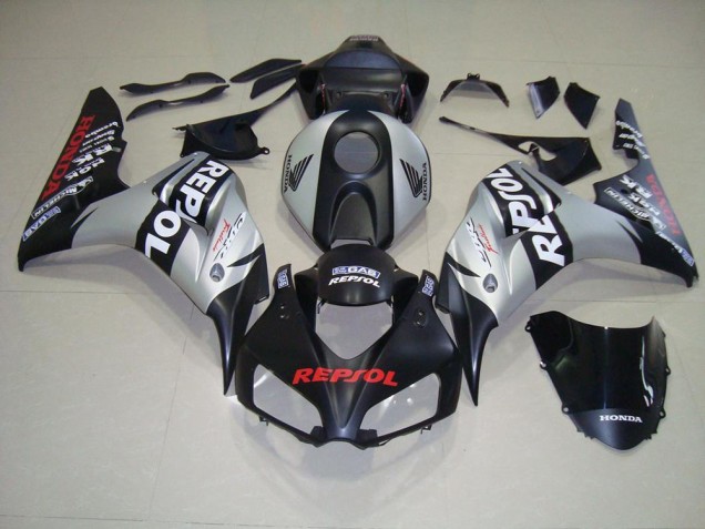 Carénages CBR 1000 RR 2006-2007 - Noir Mat Argent Repsol Carénages CBR 1000 RR 2006-2007 - Noir Mat Argent Repsol