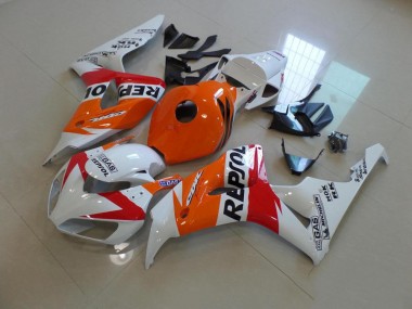 Acheter Carénage CBR 1000 RR 2006-2007 - Blanc et Orange Repsol