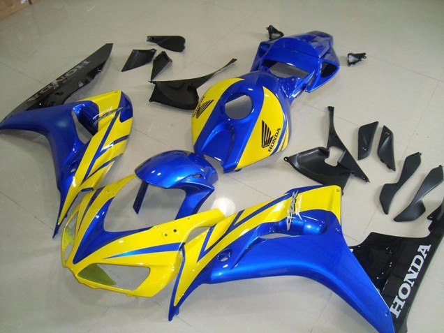 Carénage CBR 1000 RR 2006-2007 - Jaune Bleu Noir Carénage CBR 1000 RR 2006-2007 - Jaune Bleu Noir