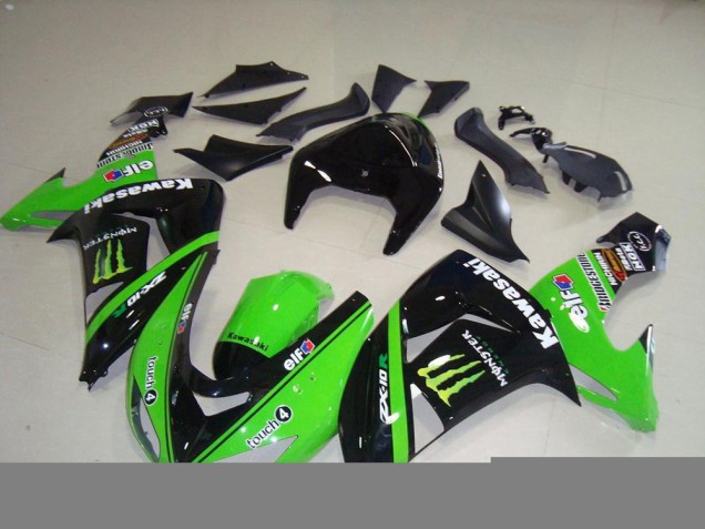 Carrosserie ZX10R 2006-2007 - Vert Monster Carrosserie ZX10R 2006-2007 - Vert Monster