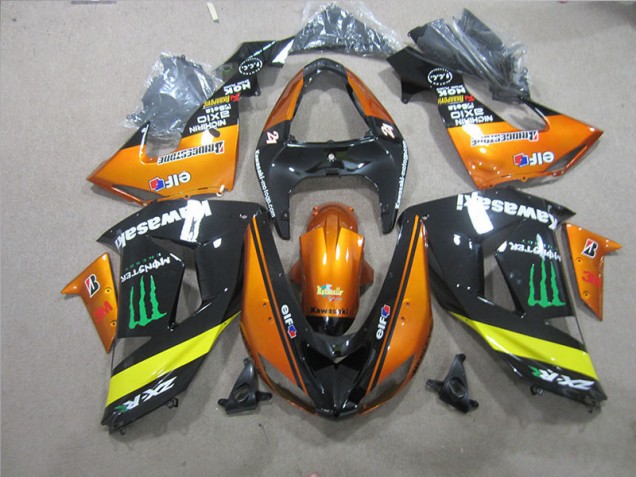 Carénage ZX10R 2006-2007 - Noir Orange Monster Carénage ZX10R 2006-2007 - Noir Orange Monster