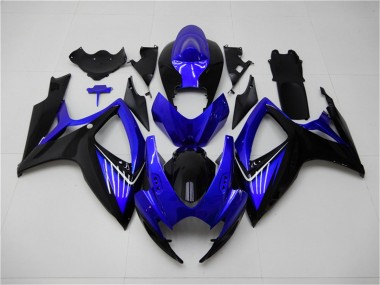 Acheter Carénage GSXR 600 / 750 K6 2006-2007 - Bleu Noir