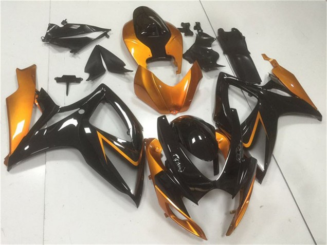 Carénages GSXR 600 / 750 K6 2006-2007 - Noir Orange Carénages GSXR 600 / 750 K6 2006-2007 - Noir Orange
