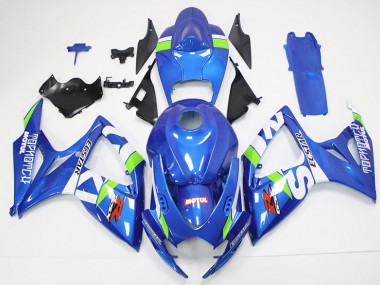 Acheter Kit Carénages Complet GSXR 600 / 750 K6 2006-2007 - Bleu Blanc