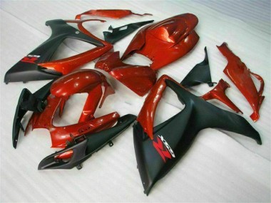 Acheter Kit Carénages Complet GSXR 600 / 750 K6 2006-2007 - Rouge Noir
