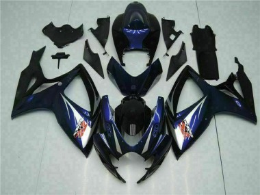 Acheter Carrosserie GSXR 600 / 750 K6 2006-2007 - Noir Bleu