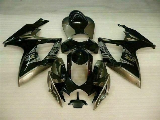 Carénage GSXR 600 / 750 K6 2006-2007 - Noir Gris Carénage GSXR 600 / 750 K6 2006-2007 - Noir Gris