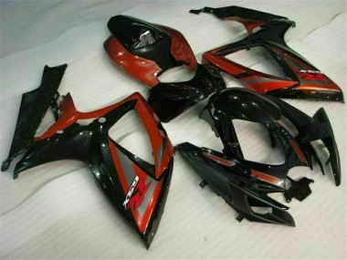 Acheter Carénages GSXR 600 / 750 K6 2006-2007 - Noir Rouge