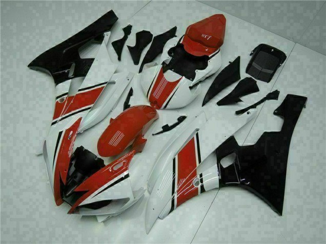 Kit Carénages R6 2006-2007 - Rouge Blanc Kit Carénages R6 2006-2007 - Rouge Blanc