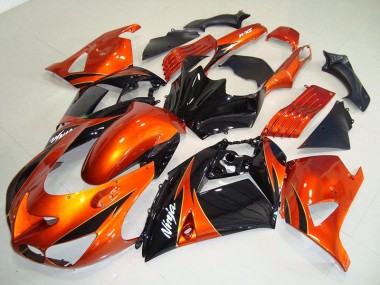 Acheter Carénage ZX14R ZZR 1400 2006-2011 - Orange Noir