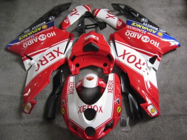 Acheter Carénage Ducati 749 2005-2006 - Rouge Blanc Xerox