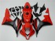 Carrosserie CBR 600 RR 2007-2008 - Noir Rouge Carrosserie CBR 600 RR 2007-2008 - Noir Rouge