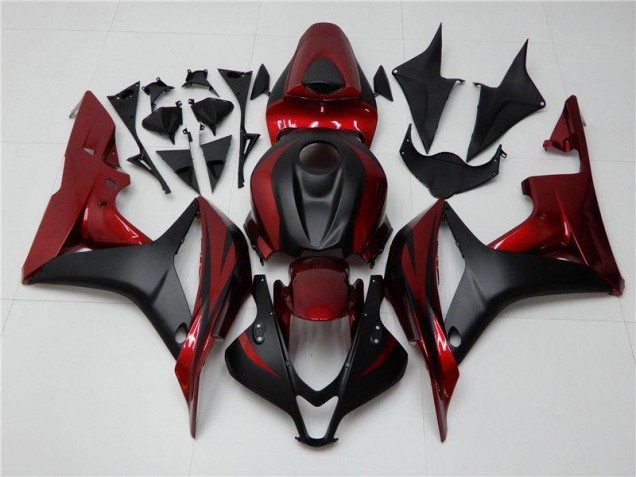 Carénages CBR 600 RR 2007-2008 - Rouge Noir Carénages CBR 600 RR 2007-2008 - Rouge Noir