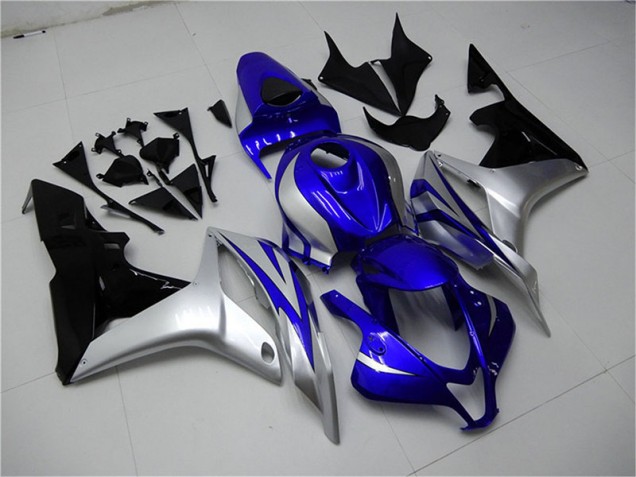 Carénage CBR 600 RR 2007-2008 - Bleu Argent Noir Carénage CBR 600 RR 2007-2008 - Bleu Argent Noir