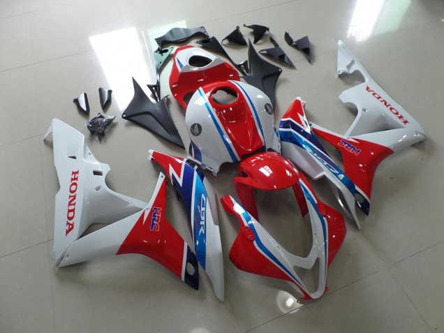 Carénage CBR 600 RR 2007-2008 - Blanc Rouge Bleu HRC