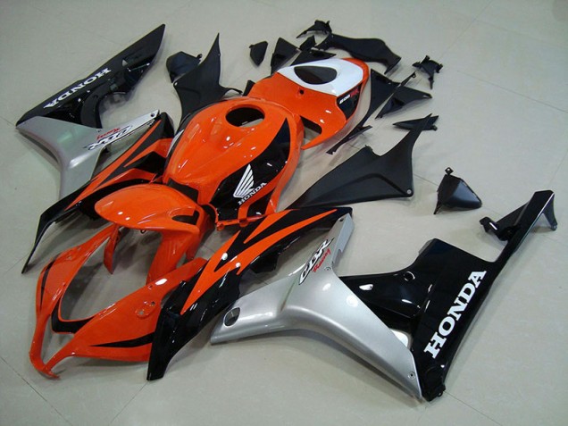 Carénage CBR 600 RR 2007-2008 - Orange Argent Noir Carénage CBR 600 RR 2007-2008 - Orange Argent Noir