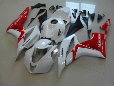 Acheter Carénage CBR 600 RR 2007-2008 - Blanc Rouge Courses Version