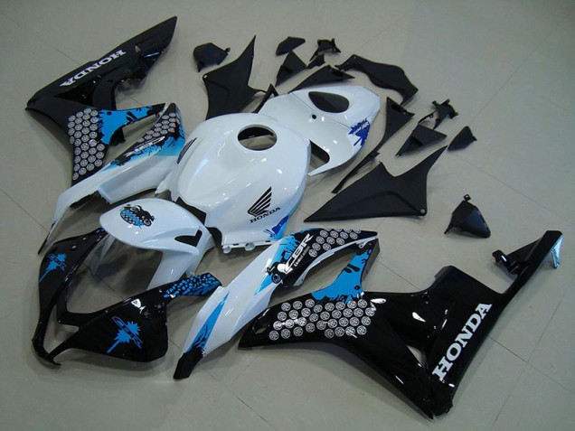 Carénage CBR 600 RR 2007-2008 - Blanc Noir Bleu Carénage CBR 600 RR 2007-2008 - Blanc Noir Bleu