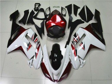 Acheter Carénage ZX6R 2007-2008 - Blanc Noir Rouge