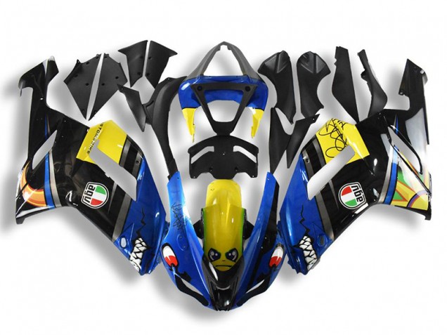Carénage ZX6R 2007-2008 - Bleu Requin Carénage ZX6R 2007-2008 - Bleu Requin