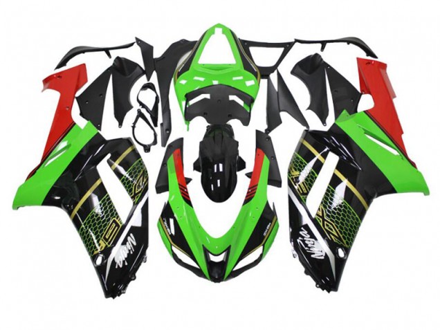 Carénages ZX6R 2007-2008 - Vert Noir Carénages ZX6R 2007-2008 - Vert Noir