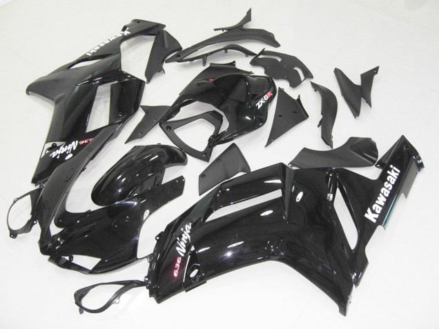Carénage ZX6R 2007-2008 - Noir Brillant Carénage ZX6R 2007-2008 - Noir Brillant
