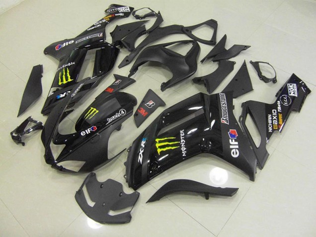 Carénage ZX6R 2007-2008 - Noir Monster Carénage ZX6R 2007-2008 - Noir Monster