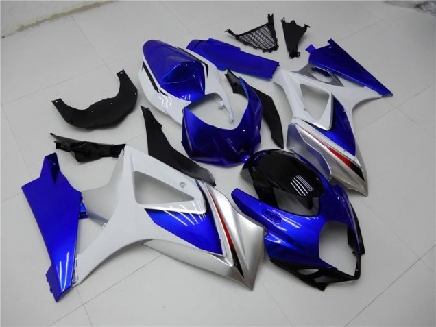 Kit Carénages & Plastique GSXR 1000 K7 2007-2008 - Bleu Blanc Kit Carénages & Plastique GSXR 1000 K7 2007-2008 - Bleu Blanc