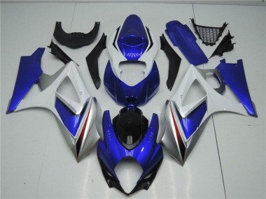 Acheter Kit Carénages & Plastique GSXR 1000 K7 2007-2008 - Bleu Blanc