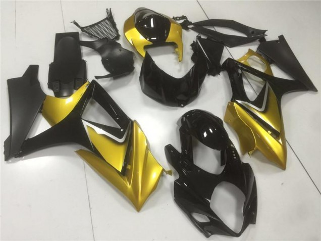 Carénages GSXR 1000 K7 2007-2008 - Or Noir Carénages GSXR 1000 K7 2007-2008 - Or Noir