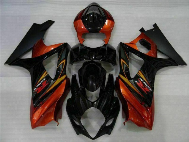 Kit Carénages Complet GSXR 1000 K7 2007-2008 - Noir Kit Carénages Complet GSXR 1000 K7 2007-2008 - Noir