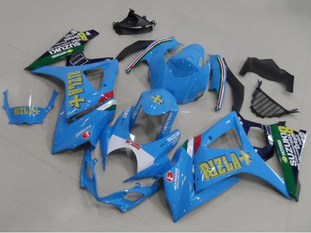 Carénage GSXR 1000 K7 2007-2008 - Light Bleu Rizla Carénage GSXR 1000 K7 2007-2008 - Light Bleu Rizla