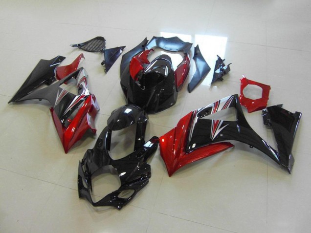 Carénage GSXR 1000 K7 2007-2008 - Rouge Noir No Décalque Carénage GSXR 1000 K7 2007-2008 - Rouge Noir No Décalque