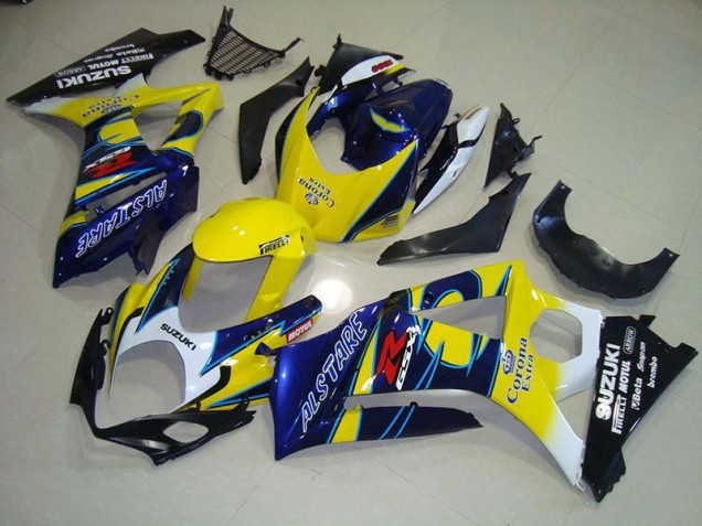 Carénage GSXR 1000 K7 2007-2008 - Jaune Corona Carénage GSXR 1000 K7 2007-2008 - Jaune Corona