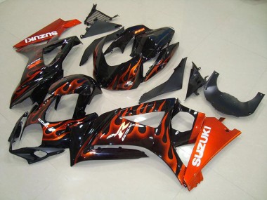 Acheter Carénage GSXR 1000 K7 2007-2008 - Orange Flamme