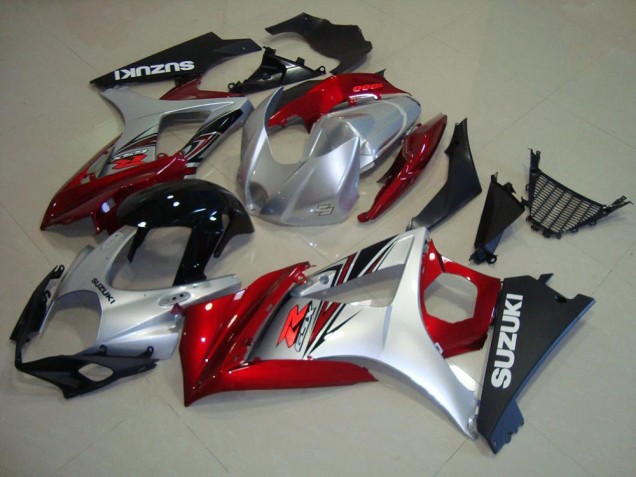 Carénage GSXR 1000 K7 2007-2008 - Rouge Noir Argent Carénage GSXR 1000 K7 2007-2008 - Rouge Noir Argent