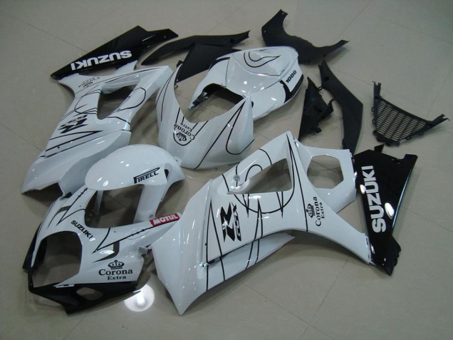 Carénage GSXR 1000 K7 2007-2008 - Blanc Corona Carénage GSXR 1000 K7 2007-2008 - Blanc Corona