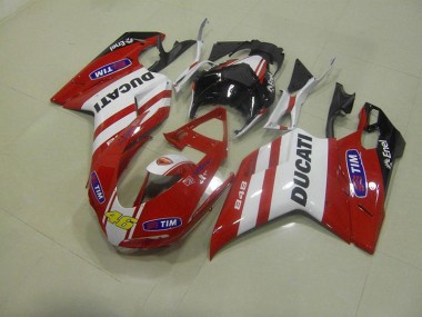 Acheter Carénage Ducati 848 1098 1198 2007-2014 - Rouge 46