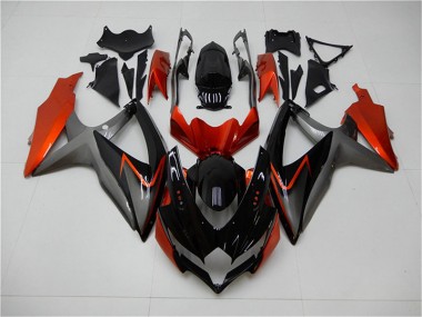 Acheter Carénage GSXR 600 / 750 K8 2008-2010 - Noir Orange Gris