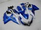 Carénages GSXR 600 / 750 K8 2008-2010 - Blanc Bleu Carénages GSXR 600 / 750 K8 2008-2010 - Blanc Bleu