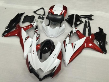 Acheter Carénage GSXR 600 / 750 K8 2008-2010 - Blanc Rouge Noir