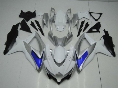 Acheter Carénage GSXR 600 / 750 K8 2008-2010 - Blanc Argent Bleu