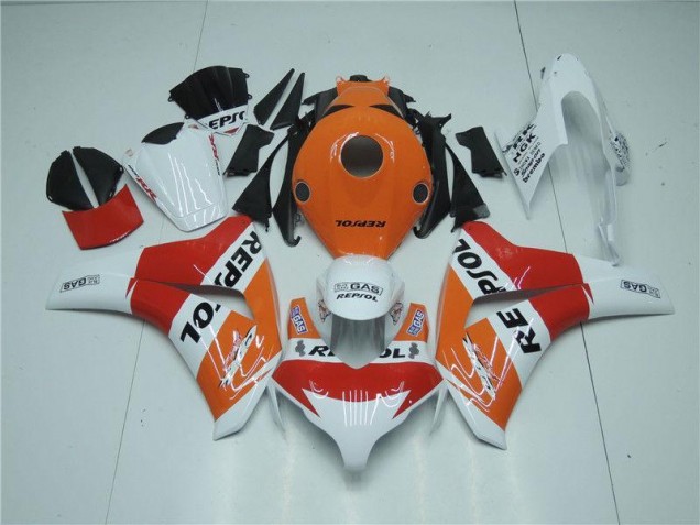 Carénage CBR 1000 RR 2008-2011 - Orange Blanc Rouge Repsol Carénage CBR 1000 RR 2008-2011 - Orange Blanc Rouge Repsol
