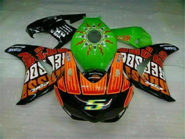 Carénage CBR 1000 RR 2008-2011 - Vert Orange Carénage CBR 1000 RR 2008-2011 - Vert Orange