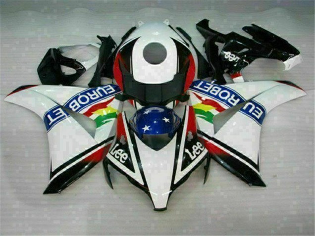 Carénage CBR 1000 RR 2008-2011 - Blanc Bleu Rouge Eurobet Lee Carénage CBR 1000 RR 2008-2011 - Blanc Bleu Rouge Eurobet Lee