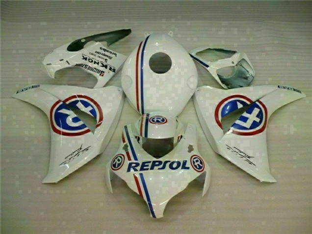 Carénage CBR 1000 RR 2008-2011 - Blanc Bleu Repsol Carénage CBR 1000 RR 2008-2011 - Blanc Bleu Repsol