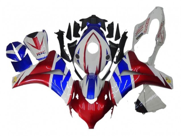 Carénage CBR 1000 RR 2008-2011 - Rouge Bleu Blanc Carénage CBR 1000 RR 2008-2011 - Rouge Bleu Blanc